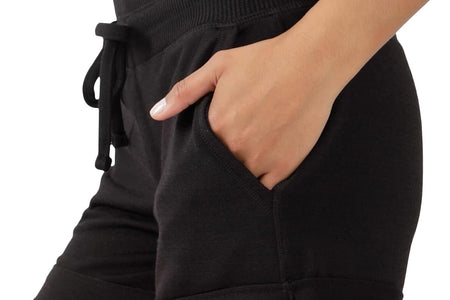 Soft Comfy Activewear Lounge Shorts with Pockets and Drawstring for Women