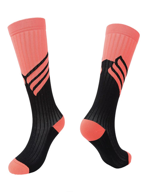 Load image into Gallery viewer, 3 Pairs Breathable Mesh Athletic Terry Socks Cushioned Moisture-Managing and Durable Reduces Foot for Running Hiking &amp; Sports
