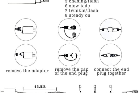 Halloween 300 LED String Lights, 100FT Connectable String Lights with 8 Lighting Modes, Halloween Decorations for Party Carnival Supplies, Indoor Outdoor Yard Garden Decor (Purple)