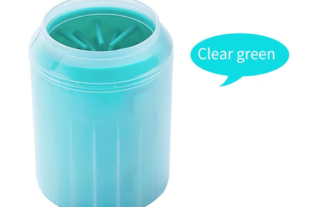 Dog Paw Cleaner Cup Soft Silicone Combs Portable Outdoor Pet Foot Washer Paw Clean Brush Quickly Wash Foot Cleaning Bucket