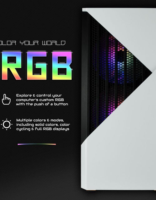 Load image into Gallery viewer, Castle Escritorios Para Juegos, AMD Ryzen 5 5600G, 16GB, 1TB SSD, Blanco
